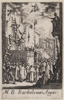KG 10113
<br/>
Martyrium Bartholomeus ("Kleine Apostelserie")
<br/>
<em>Callot, Jacques (1592 - 1635)</em>
